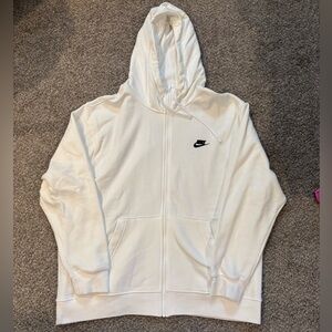 Nike Cream Full-Zip Sweatshirt